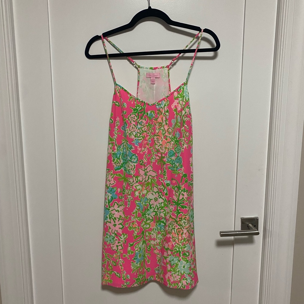 Lilly Pulitzer Dusk Strappy Silk Slip Dress